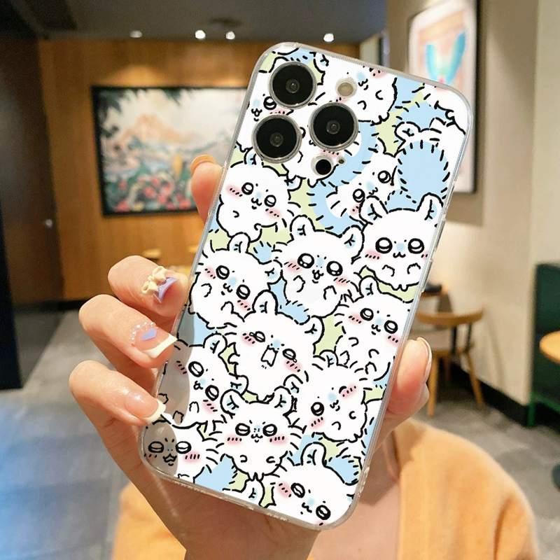 蘋果 系列chiikawa 透明防摔軟殼