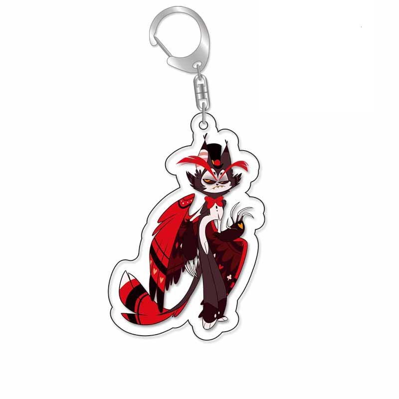 地獄客棧亞克力鑰匙扣 掛件 Hazbin Hotel動漫周邊掛飾【單買三件起送】