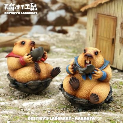 【預購】傑刻動漫×動物幫幫 土撥鼠潮玩桌面擺件