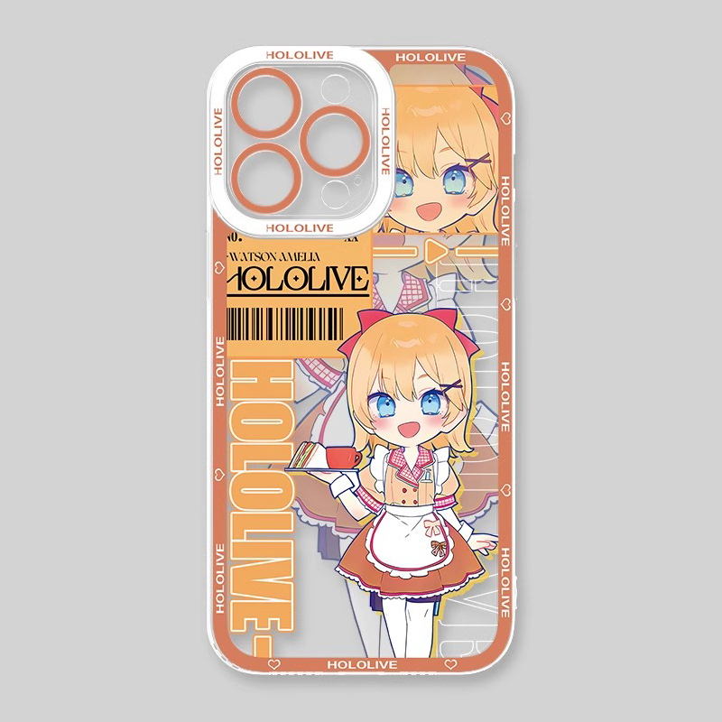 Hololive 虛擬主播天使眼透明防摔軟殼