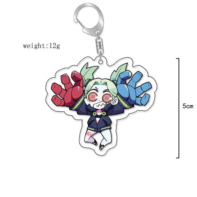 賽博朋克：邊緣行者2077大衛露西麗貝卡賽博浪客Cyberpunk鑰匙扣掛飾【單買三件起送】