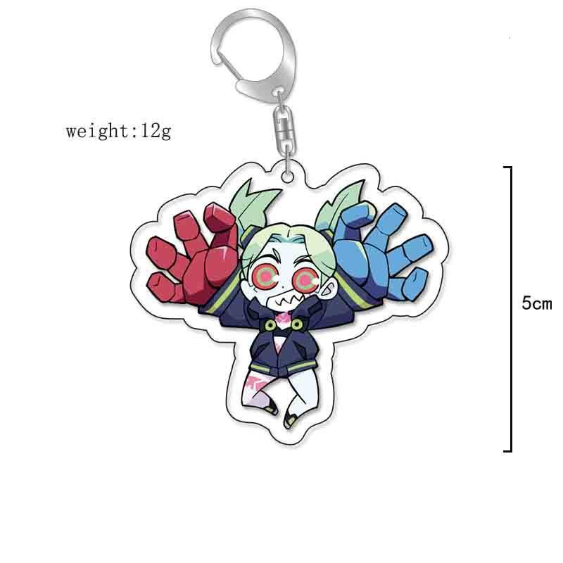 賽博朋克：邊緣行者2077大衛露西麗貝卡賽博浪客Cyberpunk鑰匙扣掛飾【單買三件起送】