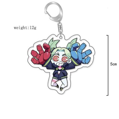 賽博朋克：邊緣行者2077大衛露西麗貝卡賽博浪客Cyberpunk鑰匙扣掛飾【單買三件起送】