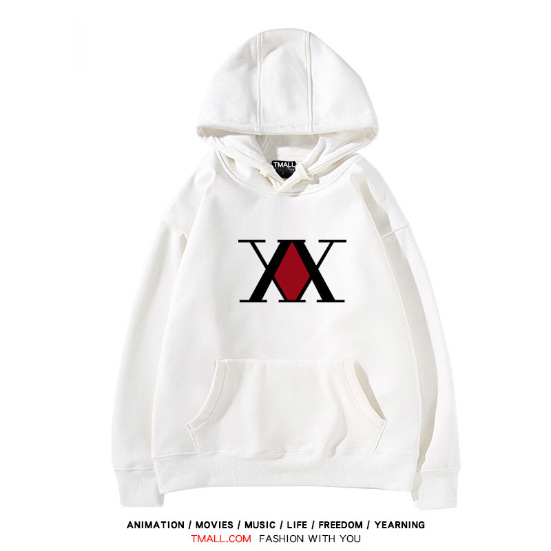 全職獵人 聯名衛衣2024秋冬新款親子情侶裝薄絨款連帽衛衣