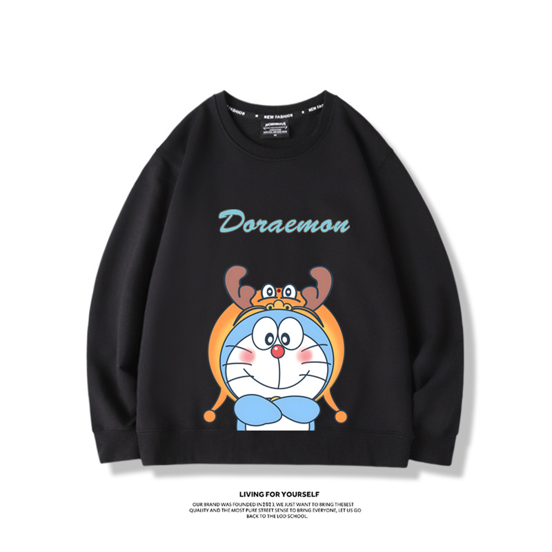 叮噹貓聯名龍年2024親子情侶裝 圓領長袖