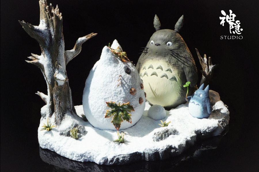 【預購】神隱工作室 遇見系列龍貓 雪地中的嬉戲
