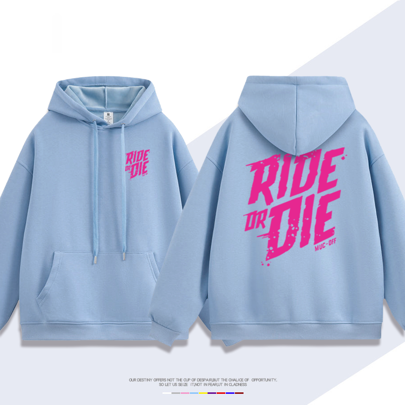 PMuc-Off土坡ride or die速降騎行服 衛衣2025秋冬新款親子情侶裝連帽衛衣