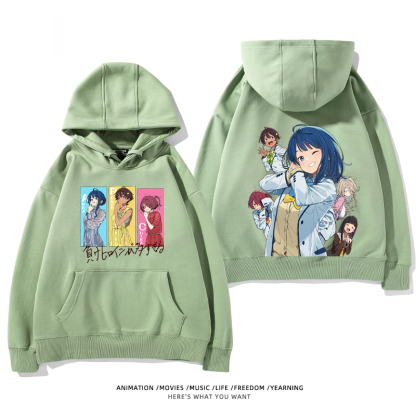 敗犬女主也太多了聯名衛衣2024秋冬新款親子情侶裝薄絨款連帽衛衣