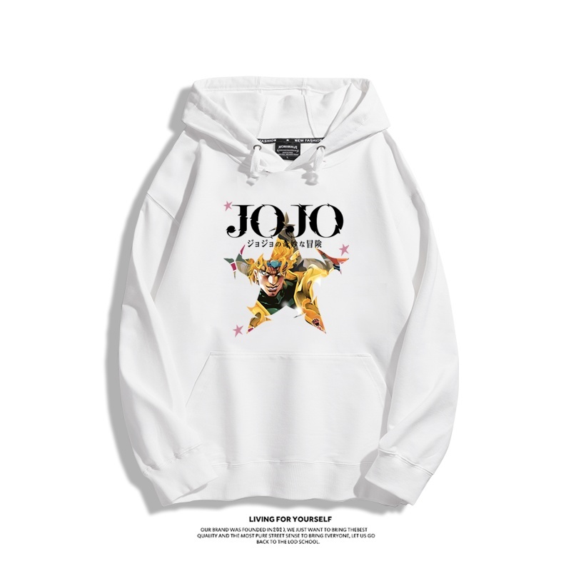 JOJO的奇妙冒險 聯名衛衣2025秋冬新款親子情侶裝連帽衛衣