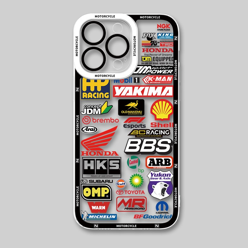 復古機車天使眼透明防摔軟殼