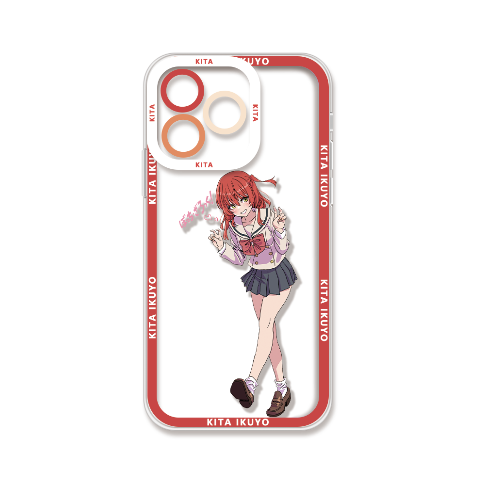 蘋果 系列孤獨搖滾天使眼透明防摔軟殼