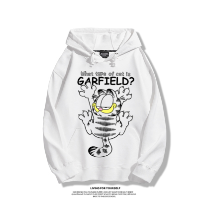 加菲貓聯名衛衣2025秋冬新款親子情侶裝連帽衛衣