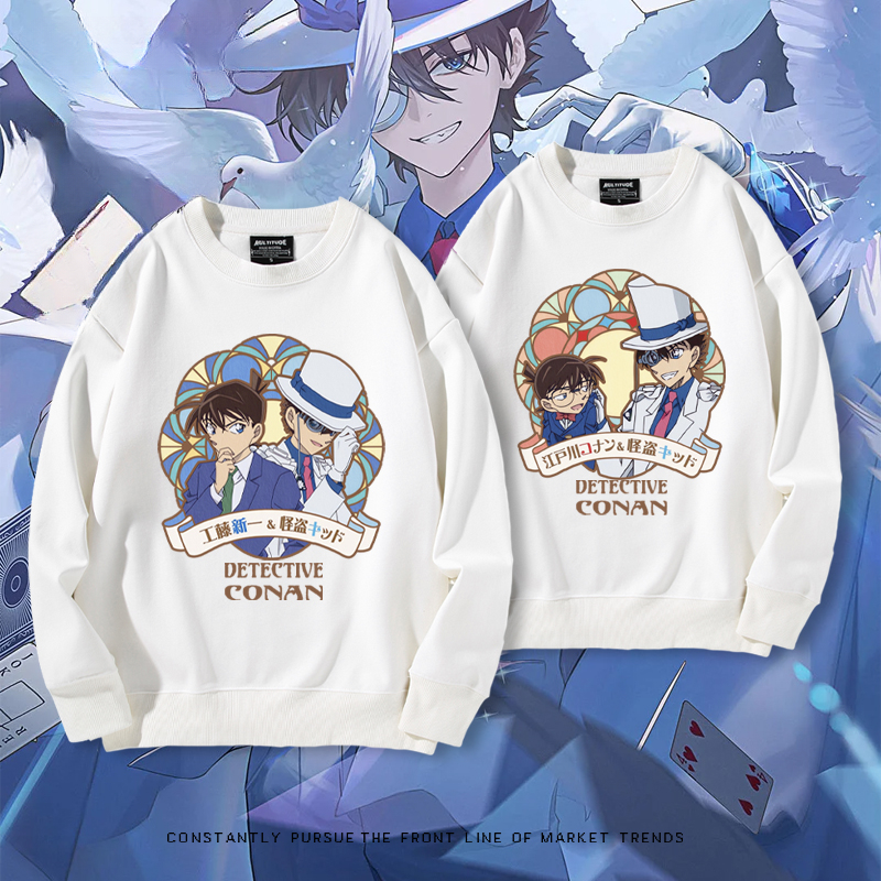 名偵探柯南 聯名2024親子情侶裝 圓領長袖