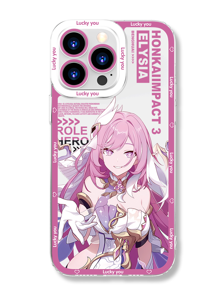 蘋果 系列崩壞三天使眼透明防摔手機殼