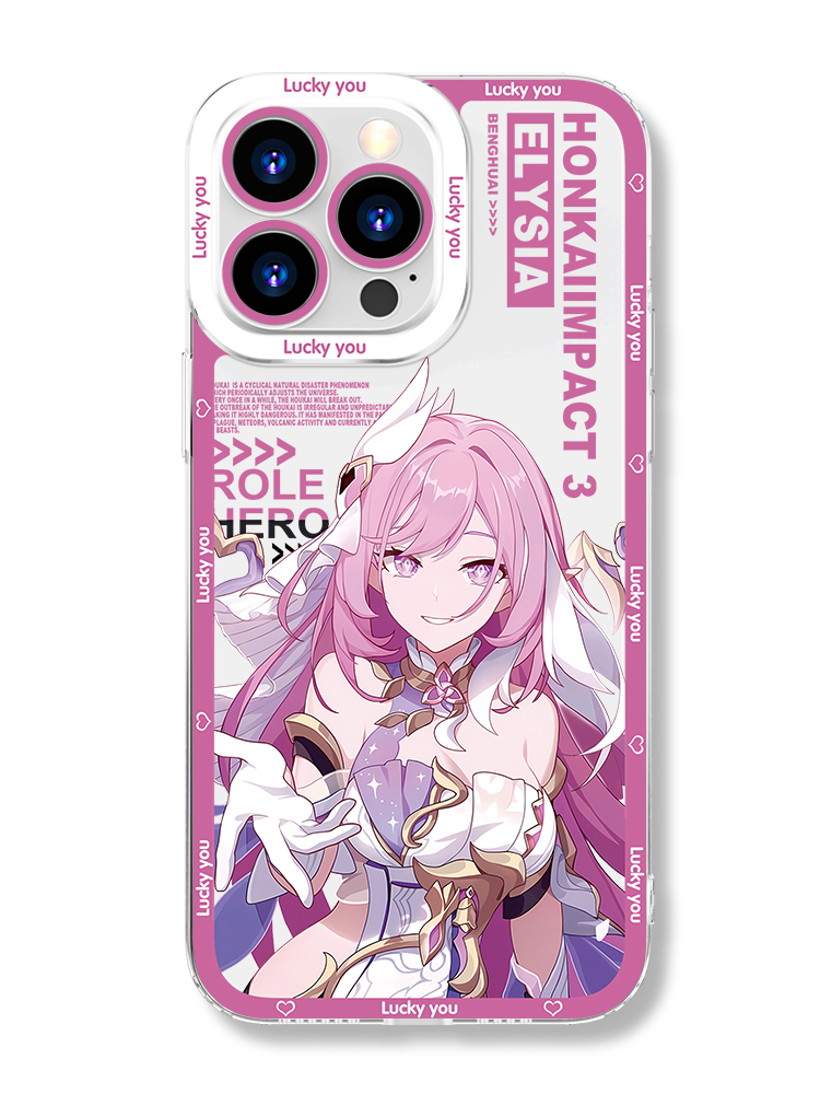 蘋果 系列崩壞三天使眼透明防摔手機殼