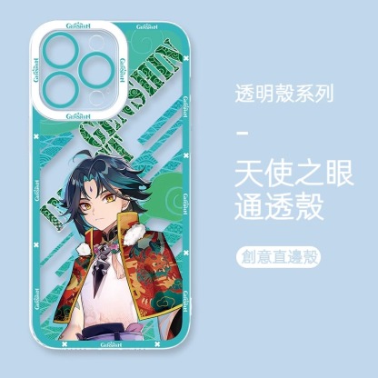 蘋果 系列新春原神天使眼透明防摔軟殼