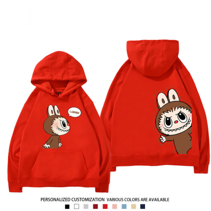 labubu新款 寬鬆百搭 秋冬款 寬鬆連帽衛衣