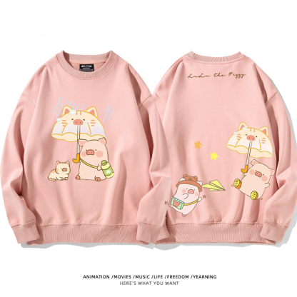 LuLu豬 聯名2024親子情侶裝 圓領長袖