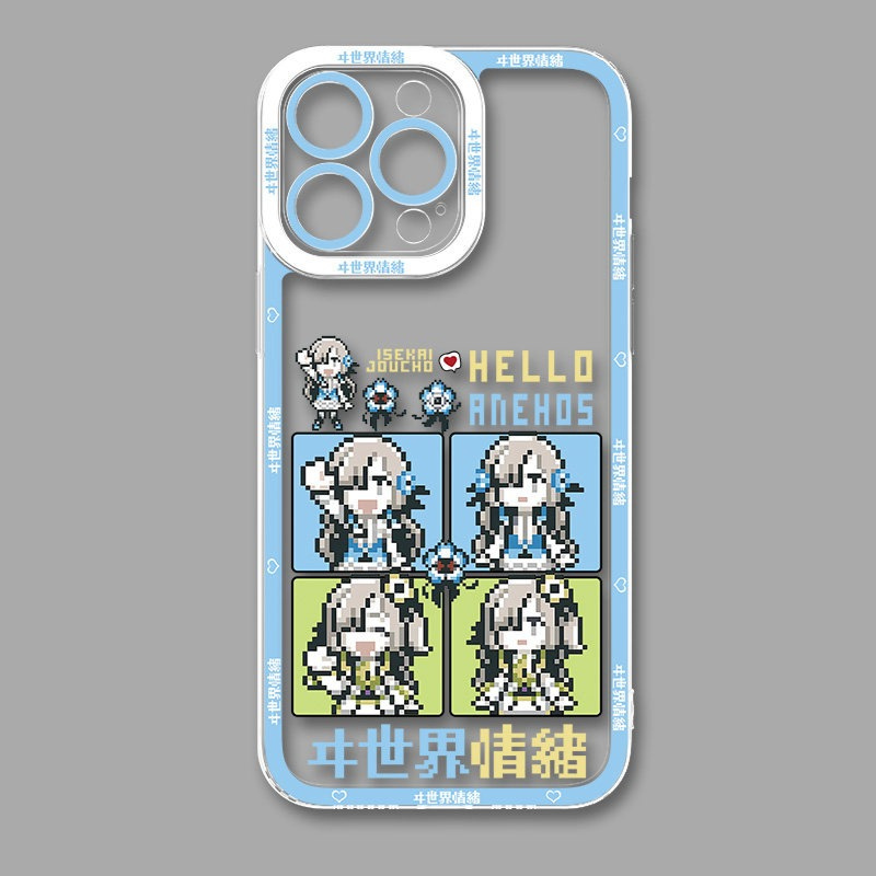 異世界情緒天使眼透明防摔軟殼