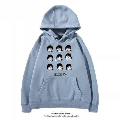 鏈鋸人 聯名衛衣2025秋冬新款 親子情侶裝連帽衛衣