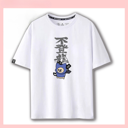 怪物獵人呆貓搞怪太刀俠不登龍短袖T恤