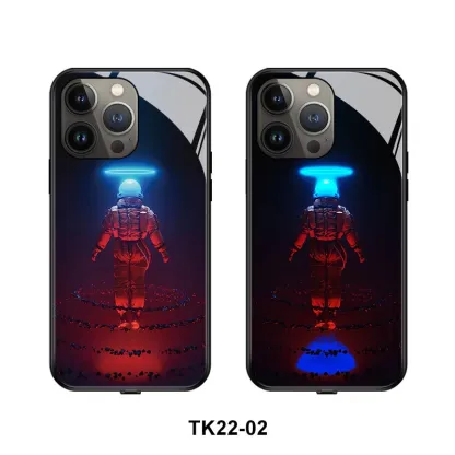 賽博朋克來電閃智能發光手機殼
