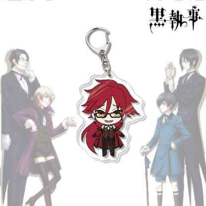 黑執事塞巴斯蒂安夏爾亞克力鑰匙扣掛飾【單買三件起送】