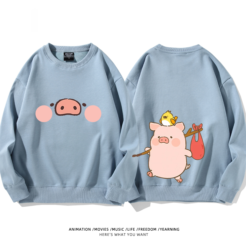 LuLu豬 聯名2024親子情侶裝 圓領長袖