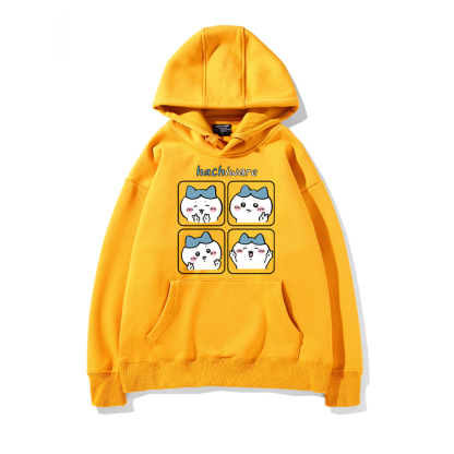 chiikawa 2024秋冬新款親子情侶裝薄絨款連帽衛衣