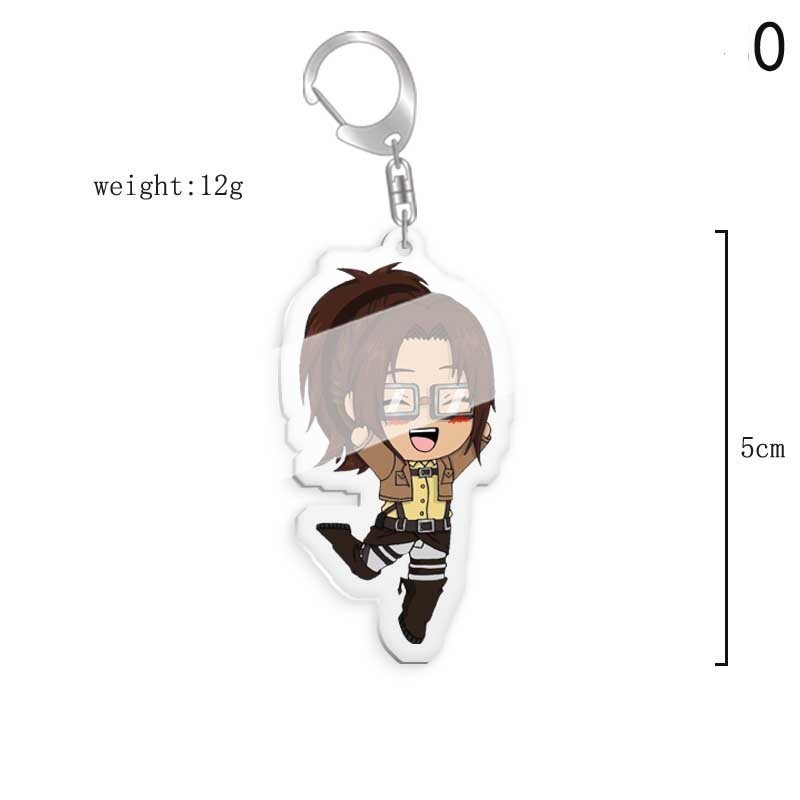 進擊的巨人調查兵團艾倫三笠阿明埃爾文利威爾韓吉萊納鑰匙扣掛飾【單買三件起送】