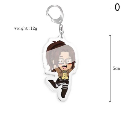 進擊的巨人調查兵團艾倫三笠阿明埃爾文利威爾韓吉萊納鑰匙扣掛飾【單買三件起送】