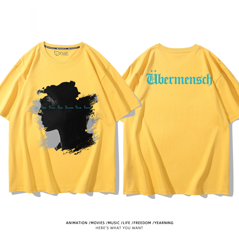 GD權志龍 2025新款親子情侶男女同款 T恤