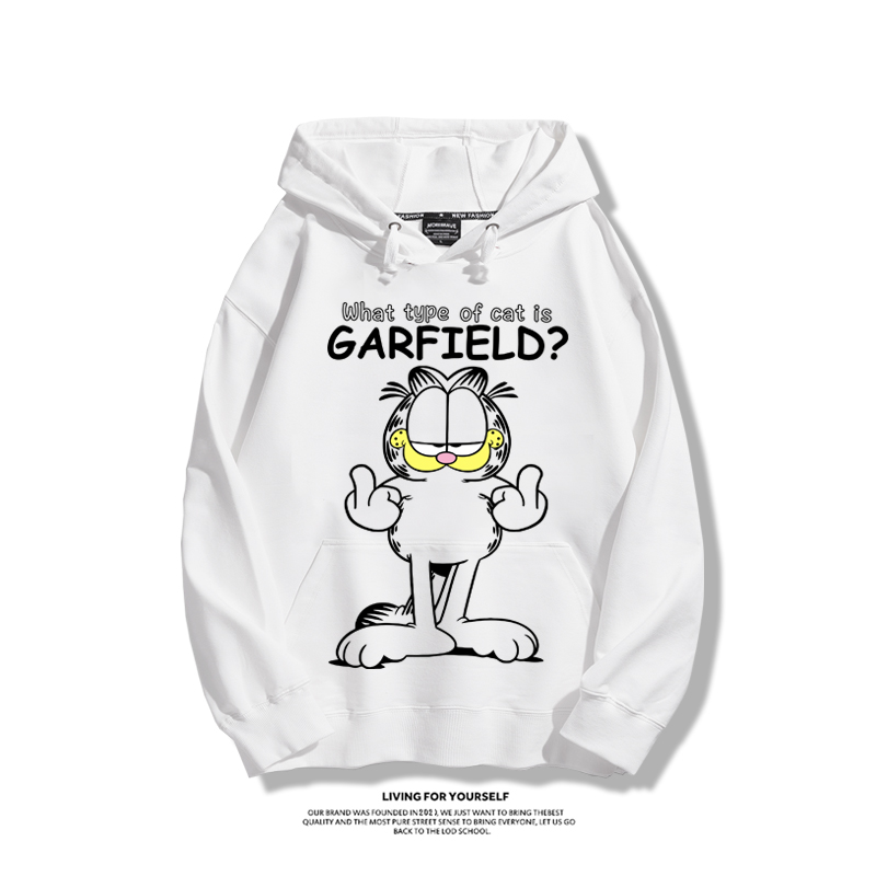 加菲貓聯名衛衣2025秋冬新款親子情侶裝連帽衛衣
