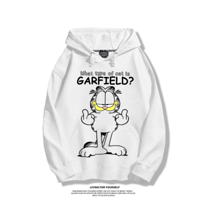 加菲貓聯名衛衣2025秋冬新款親子情侶裝連帽衛衣