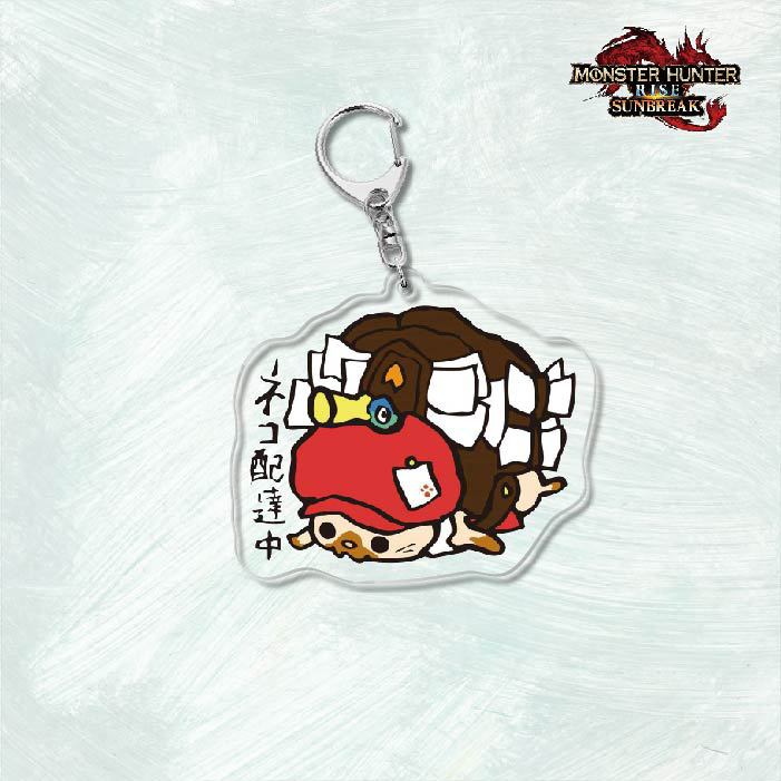 Monster Hunter Rise怪物獵人崛起滅盡龍雪鬼獸冰狼亞力克鑰匙扣掛飾【單買三件起送】