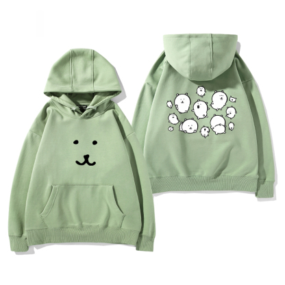 自嘲熊 聯名衛衣2025秋冬新款 親子情侶裝連帽衛衣