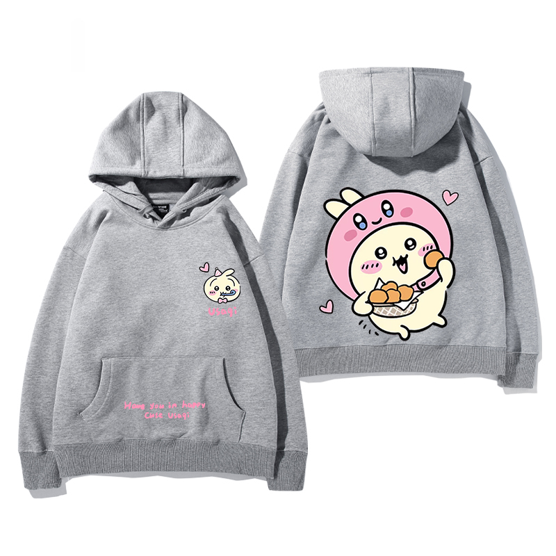 吉伊卡哇chiikawa小可愛吉伊烏薩奇小八聯名周邊衛衣百搭情侶衣服