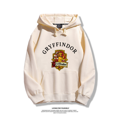 哈利波特聯名衛衣2023秋冬新款親子情侶裝薄絨款連帽衛衣