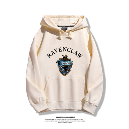 哈利波特聯名衛衣2023秋冬新款親子情侶裝薄絨款連帽衛衣