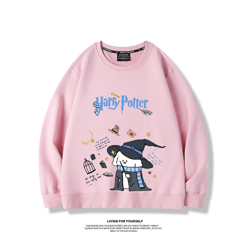 線條小狗2023親子情侶裝 圓領長袖