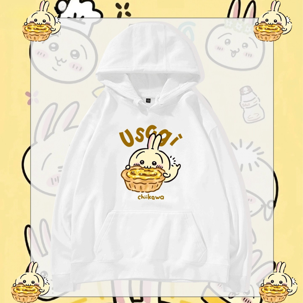 Chiikawa新款 親子情侶男女款連帽衛衣