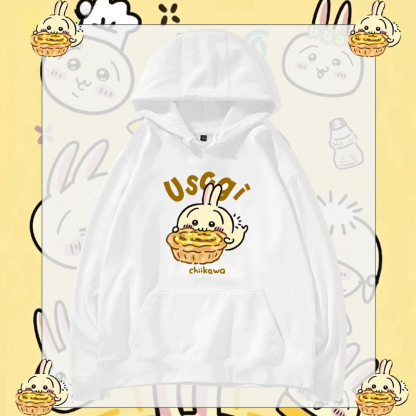 Chiikawa新款 親子情侶男女款連帽衛衣