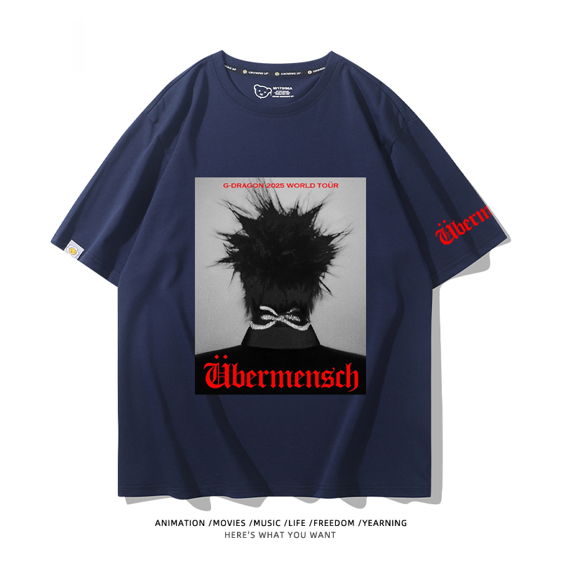 GD權志龍 2025新款親子情侶男女同款 T恤