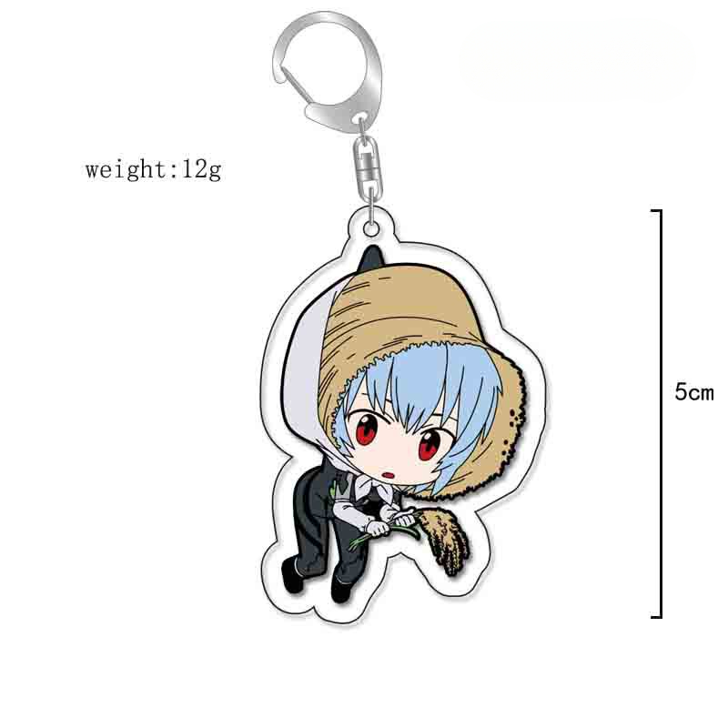 福音EVA綾波麗立牌動漫周邊亞克力鑰匙扣明日香真希波碇真嗣渚薰掛飾【單買三件起送】