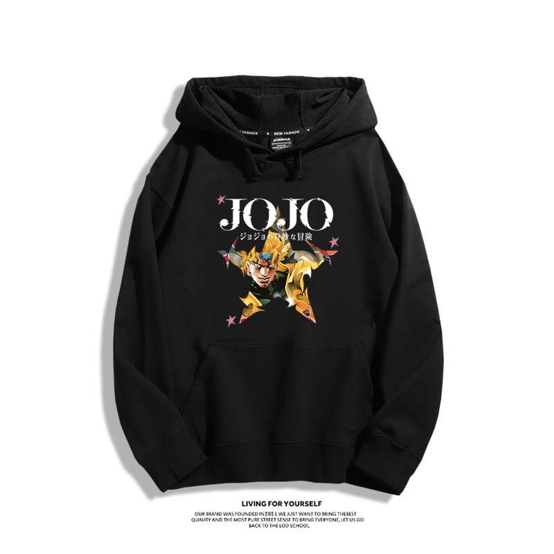 JOJO的奇妙冒險 聯名衛衣2025秋冬新款親子情侶裝連帽衛衣