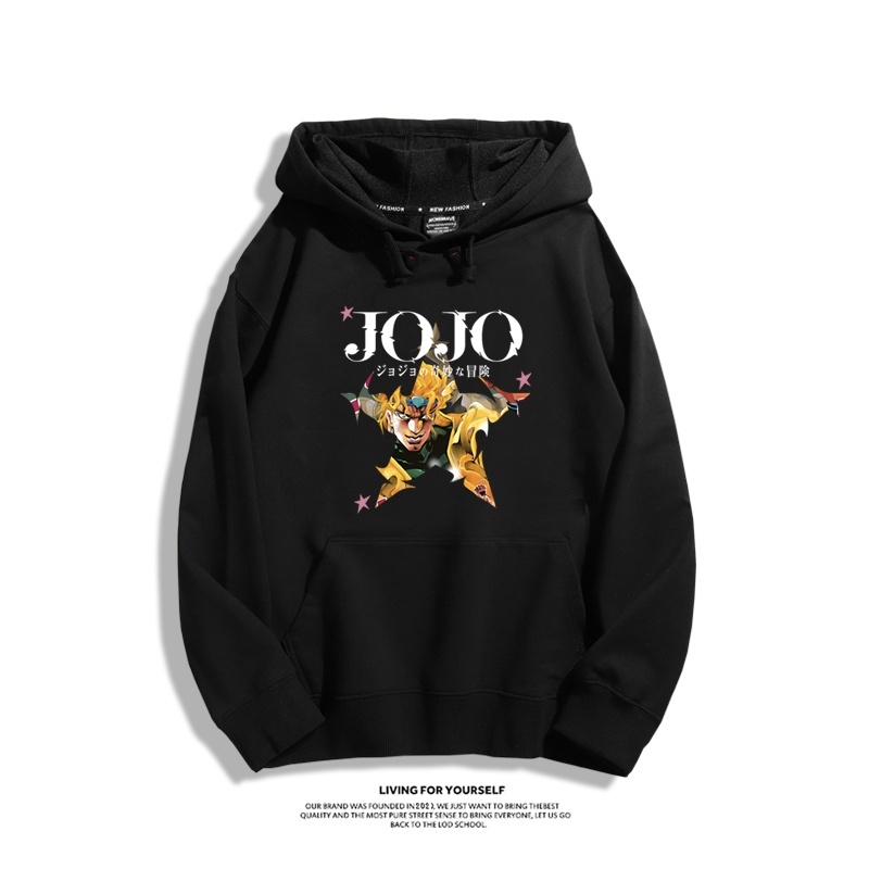 JOJO的奇妙冒險 聯名衛衣2025秋冬新款親子情侶裝連帽衛衣