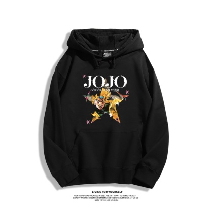 JOJO的奇妙冒險 聯名衛衣2025秋冬新款親子情侶裝連帽衛衣