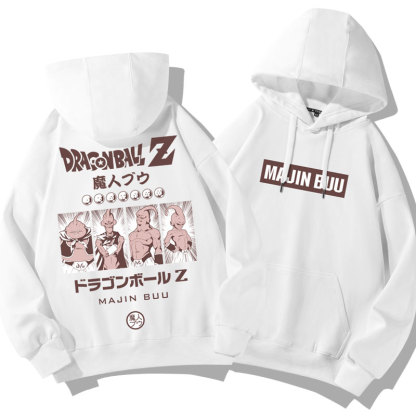 七龍珠聯名衛衣2024秋冬新款親子情侶裝薄絨款連帽衛衣