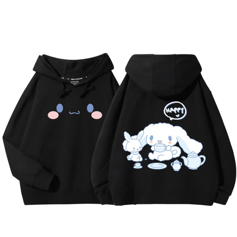 三麗鷗聯名衛衣2025秋冬新款親子情侶裝連帽衛衣