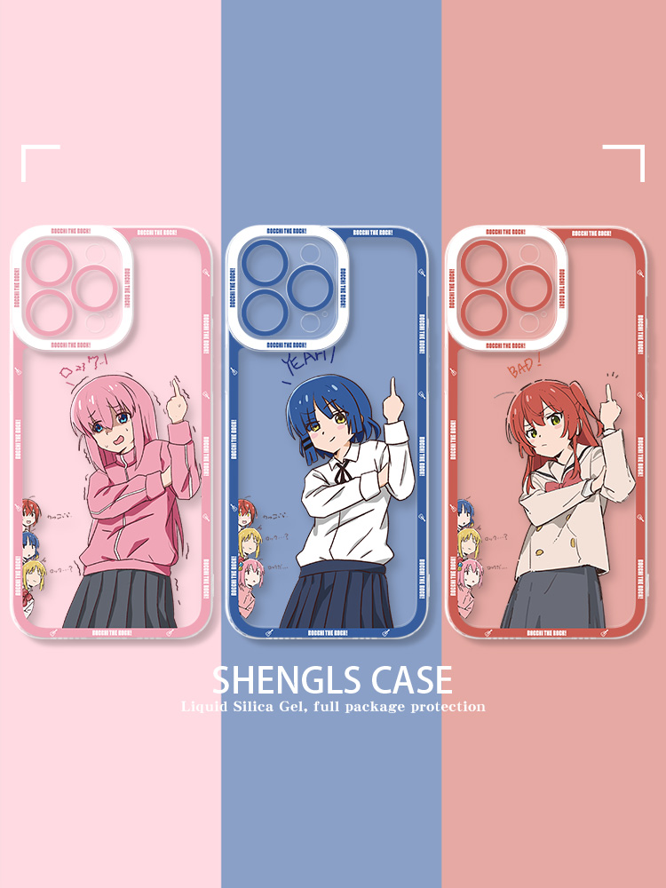 蘋果 系列孤獨搖滾天使眼透明防摔軟殼